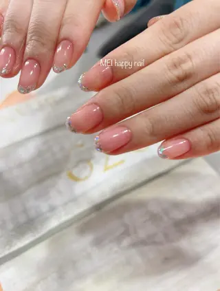 ネイル 北浦和 自爪育成ケアのネイルデザイン