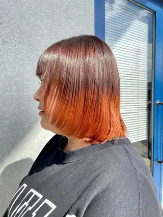 ミディアム カラー 坂本 勇将のヘアスタイル