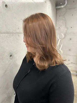 ミディアム カラー 🩵YUIMARL 岡山KARIN🩵のヘアスタイル