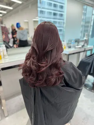 ロング カラー ダメージレスハイ トーン💖kanonのヘアスタイル