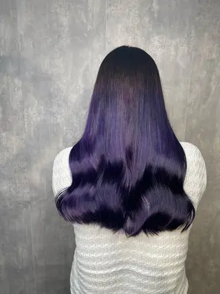 ロング カラー ムラ修正/ ハイトーン💖Riaのヘアスタイル