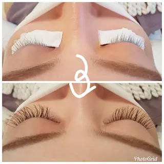 マツエク・マツパ 💡次世代LED -TIARA💡のマツエク・マツパデザイン