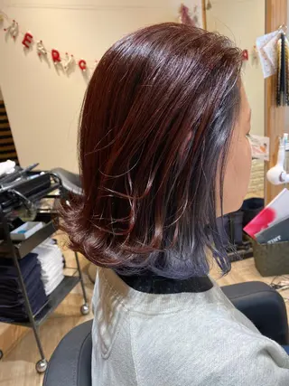 ミディアム カラー 関口 友行のヘアスタイル