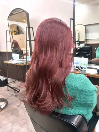 ロング カラー 🦄🩵YUNA 🩵🦄のヘアスタイル