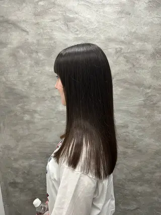 ロング 酸性ストレート/ ボブ/暖色/リコのヘアスタイル