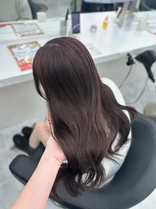 セミロング カラー ガーリーstyle ❤︎misaki🏹のヘアスタイル