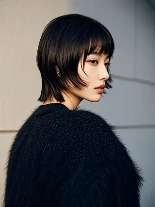 ショート ウルフカット 811 大阪梅田 ウルフのヘアスタイル