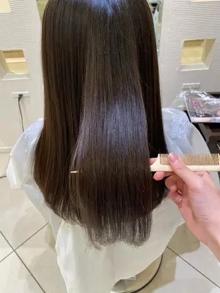 ロング カラー パーマ ヘアアレンジ マツエク・マツパ 💎耳ツボジュエリー ×銀座美容室💎のヘアスタイル