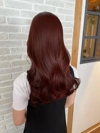 セミロング little×PORTO三宮所属・🧡/艶髪/桑原 拓也/ショート/🧡のヘアスタイル