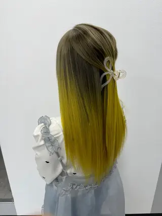 セミロング カラー ✴︎ヒラガカナ✴︎ ECLAT HAIRのヘアスタイル