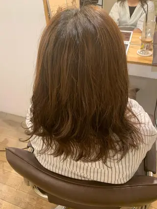 ミディアム パーマ Sachiko ❤︎‬Pressのヘアスタイル