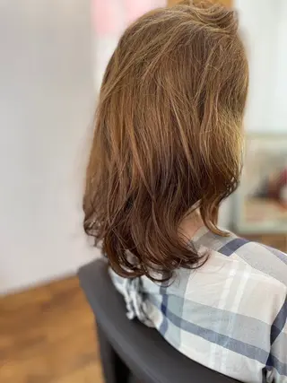 ロング カラー パーマ sign HAIR INNOVATION 錦糸町所属・吉田　龍太 口コミ高評価/錦糸町のヘアスタイル