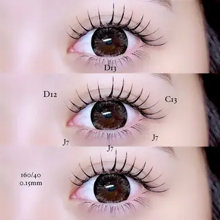 マツエク・マツパ GALN🤍mami バインドロックのマツエク・マツパデザイン