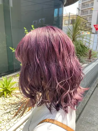 ミディアム カラー ブリーチ指名No.1 Daikiのヘアスタイル