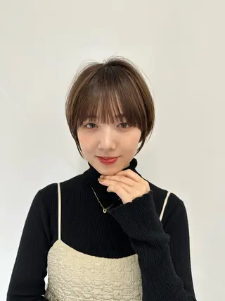 ショート 前髪顔まわりカット 🌈中村海聖のヘアスタイル