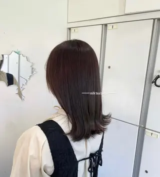 ミディアム カラー nanaka :のヘアスタイル