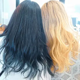 カラー ロング 髪質改善/ブリーチ 田代 龍我のヘアスタイル