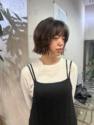 ショート ハッシュカット🎀 レイヤーカットのヘアスタイル