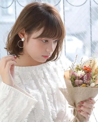 ミディアム カラー 🍊千葉 未来🍊店長のヘアスタイル