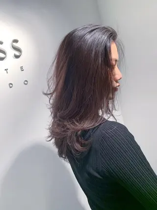 セミロング カラー DUMBO所属・【完全マンツー 恵比寿】佐藤 翔のヘアスタイル