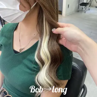 ロング ENA💗NEXT /ハイトーンエクステのヘアスタイル