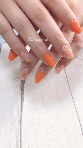 ネイル 北浦和 自爪育成ケアのネイルデザイン