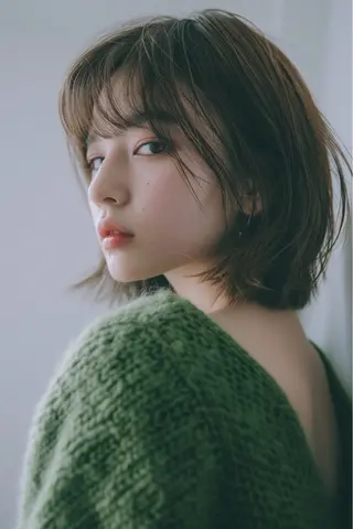 ショート カラー 圧倒的似合わせ ケアカラーYUTOのヘアスタイル