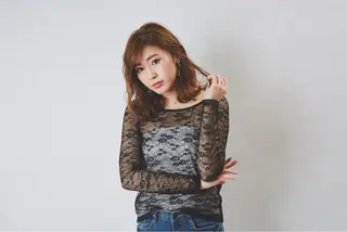 ミディアム カラー パーマ ヘアアレンジ メンズ キッズ ネイル マツエク・マツパ アティリー 西梅田のヘアスタイル