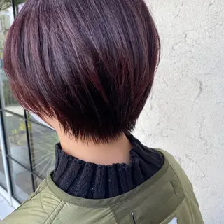 ショート しもかわ かほのヘアスタイル