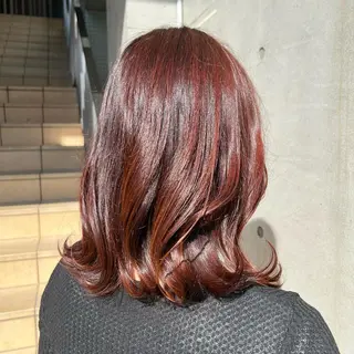 ミディアム カラー stylist 🐶内藤 成香のヘアスタイル