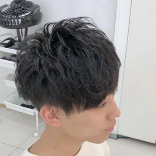 パーマ メンズ メンズパーマ特化 👑店長👑間宮👑のヘアスタイル