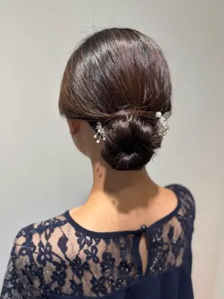 ミディアム ヘアアレンジ ducha所属・DUCHA Tomida naoのヘアスタイル