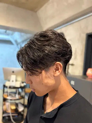 ショート パーマ メンズ ✂︎メンズ特化✂︎ 竹内貴則のヘアスタイル