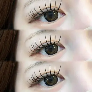 マツエク・マツパ 岡本葵子カットモデル ┊束感マツエクのマツエク・マツパデザイン