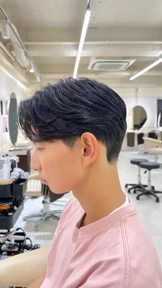 メンズ 横浜/ショート/ レイヤーカットのヘアスタイル