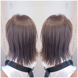 ミディアム OxO Hair 【オーヘアー】所属・🌼おがわたくや🌼 髪質改善のヘアスタイル