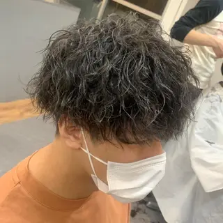 ショート パーマ メンズ メンズ特化美容師/ 藤戸 椋のヘアスタイル