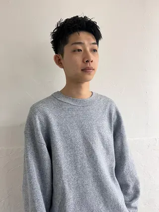 ショート メンズ メンズスタイリスト リュウジのヘアスタイル