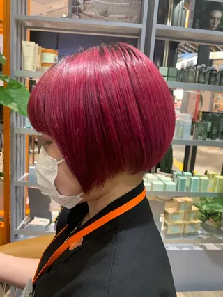 ショート FACE DECO AVEDA所属・河端 春綺のヘアスタイル