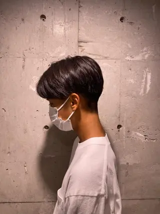 ショート メンズ 🟦ニュアンス/メン ズパーマ横浜🟦のヘアスタイル