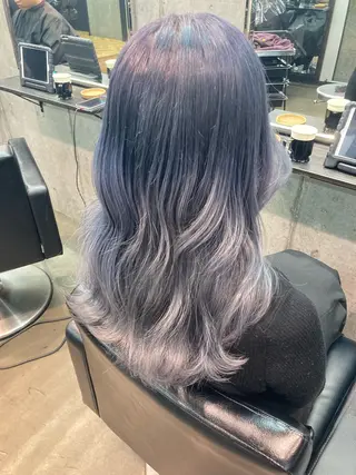 ミディアム カラー ✨最安値✨エクステ カラー🌼つきな🌼のヘアスタイル