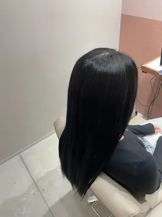 ロング ブリーチ/縮毛矯正/ 韓国/💗ホノカ💗のヘアスタイル