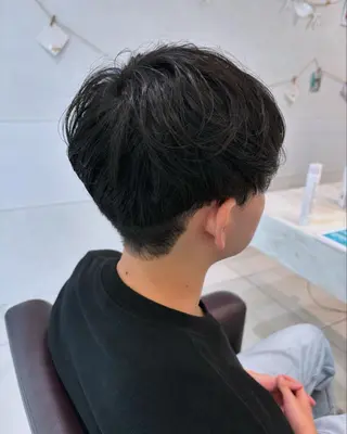 メンズ メンズ/パーマ/ ウルフ/伊武紀のヘアスタイル