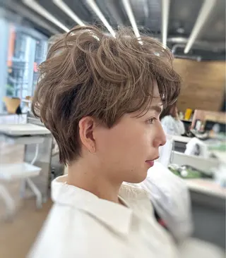 ショート カラー メンズ QUENCH hair design所属・Kinoshita Akieのヘアスタイル