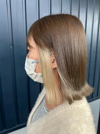 ミディアム カラー Lantana所属・Lantana 前野心結のヘアスタイル