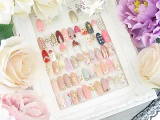 ミディアム nail jaol池袋店所属・ネイルJaol 池袋のネイルデザイン