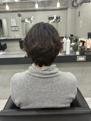 ショート パーマ Endearing所属・Endearing 北澤那未🌟銀座のヘアスタイル