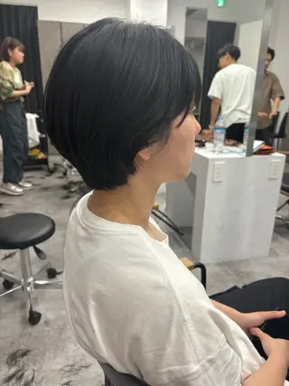 ショート カラー ヘアアレンジ レイヤー/メンズ🥑 マエダアズミ🥑のヘアスタイル