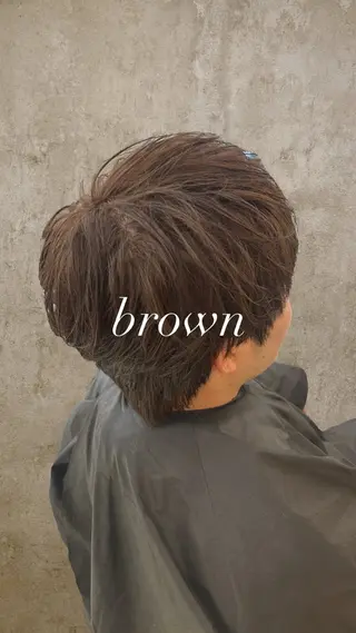 カラー メンズ 渡邉 太陽のヘアスタイル