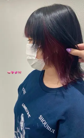 ミディアム カラー 艶カラー/エクステ/ MIRAI🪽のヘアスタイル